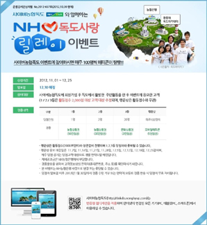 농협 독도사랑 릴레이 인기 훈훈