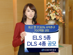 KDB대우證 ELS 5종 DLS 4종 공모