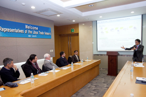 리비아 전자정부사업 대표단 외환은행 방문