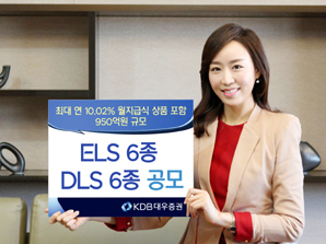 KDB대우證 ELS 6종 DLS 6종 공모