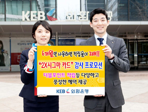 외환銀 ‘2X 시그마 카드’ 감사 프로모션
