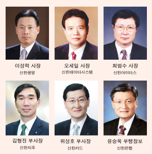 신한지주, 생명 사장에 이성락 등 임원 인사