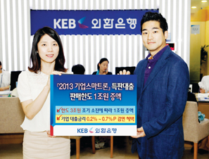 외환은행, ‘2013기업스마트론’ 판매한도 증액
