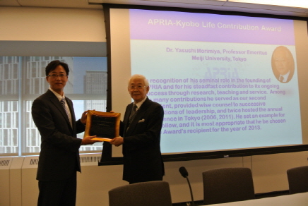 ‘APRIA-교보생명 학술공적상’에 야스시 모리미야 교수 선정