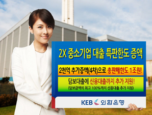 외환銀 ‘2X 중소기업 대출’ 2천억원 추가 증액