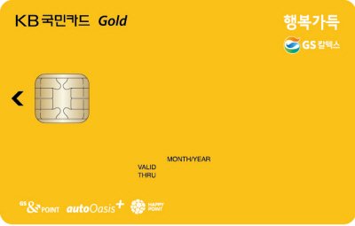 KB카드, 'GS행복가득카드'출시