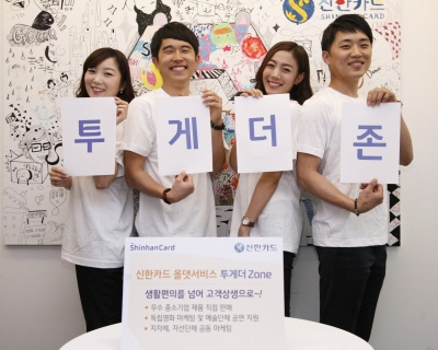 신한카드, 투게더존 오픈