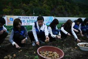 IBK연금보험, 태백 구문소마을 가을 일손돕기