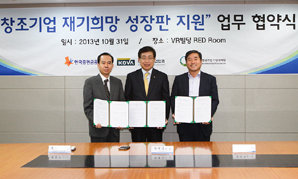 한국증권금융, ‘창조기업 재기희망 성장판 지원’ 업무협약