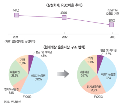 TOP2 손보사 RBC 하락…자본력 감소