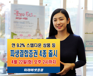 미래에셋證 파생결합증권 4종 출시