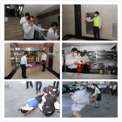 모아저축銀, 화재대피모의훈련 실시