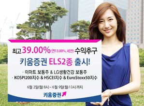 키움證 연 최고 13.00% 수익추구 ELS 판매