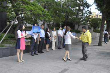 우리아비바생명, NH농협금융 편입기념 가두캠페인 실시