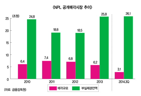 NPL(부실채권) 플레이어들 내우외환 ‘주춤’