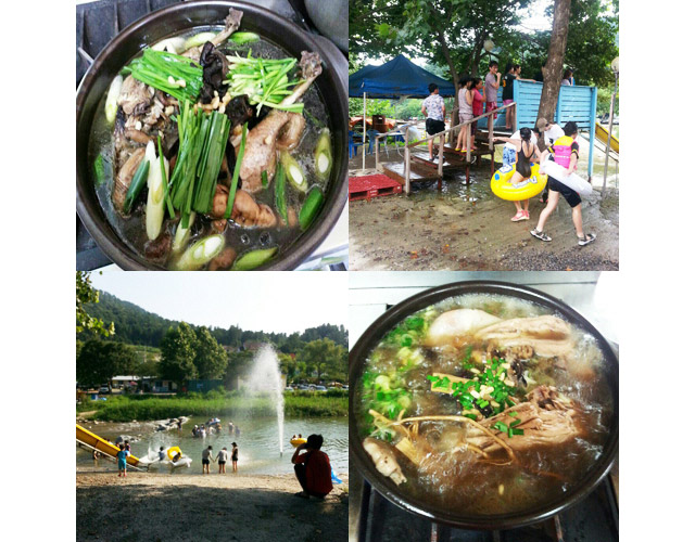 올여름 휴가는 펜션과 맛집을 한번에 즐기는 가평맛집펜션 동화펜션에서 !