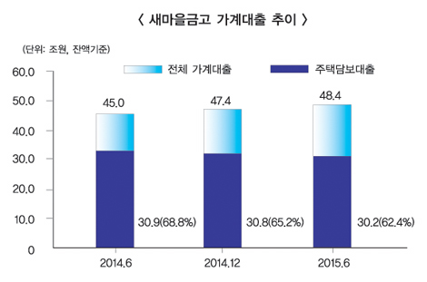 상호금융 가계대출 늘리는 주범은?