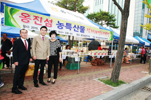 옹진농협 먹거리장터 및 옹진군 농 특산물 직거래 장터개장