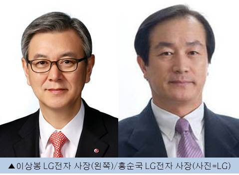 LG전자, 이상봉-홍순국 사장 임명