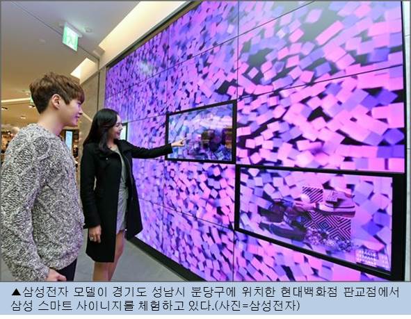 삼성전자 사이니지 새로운 비즈니스 모델 창출