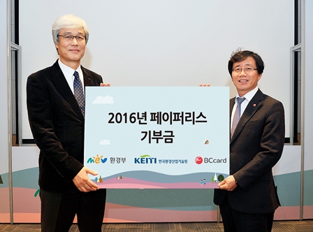 BC카드, 서류를 줄이면 황사방지?