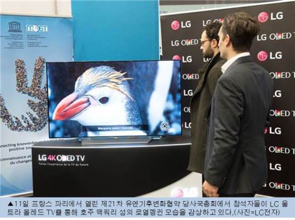 LG전자, 올레드 TV로 세계유산 가치 알려