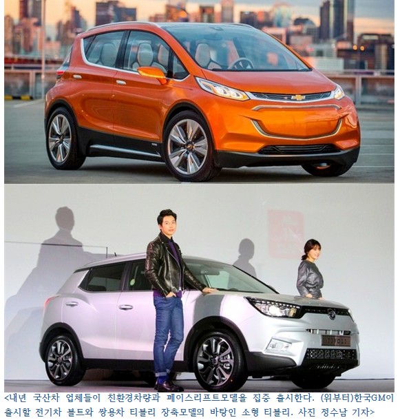 내년 한국 자동차 트렌드‘친환경’