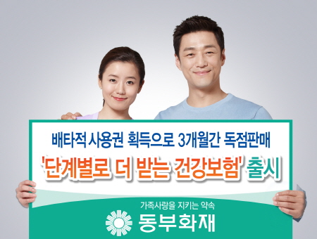 동부화재, ‘단계별로 더 받는 건강보험’ 출시