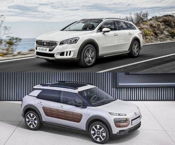 (위부터)푸조 508RXH와 시트로엥 C4 각투스. 한국금융신문 자료