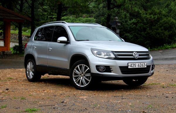 지난해 수입차는 20%중반대의 고성장세를 기록했다. 지난해 수입차 가운데 가장 많이 팔린 폭스바겐 티구안.