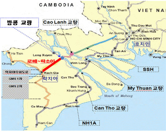 로테-락소이 고속도로 공사 / 자료제공 = 롯데건설