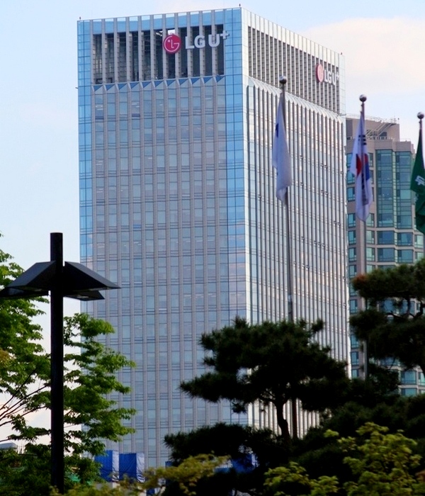 LG유플러스 서울 용산 사옥. 정수남 기자