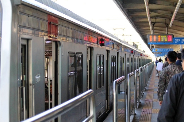 의정부선 소요산 역. 정수남 기자