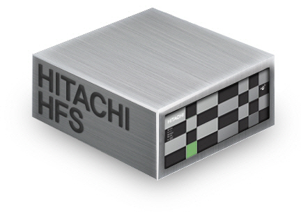 △히타치데이터시스템즈(HDS)의 올플래시 스토리지 제품인 'HFS(Hitachi Flash Storage) 이미지./사진제공= 효성인포메이션시스템 