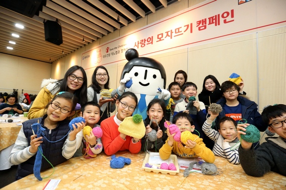 모자뜨기 캠페인 / 사진제공 = 대우건설