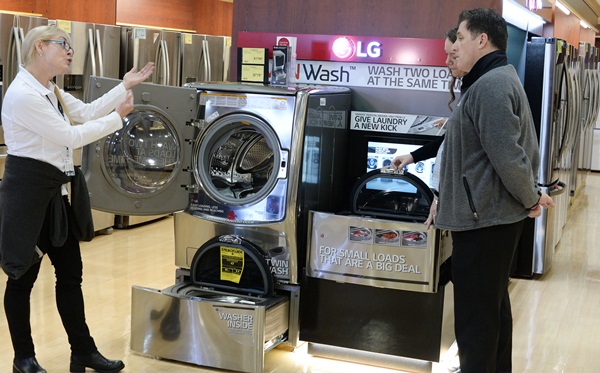 LG전자 트윈워시 드럼세탁기.