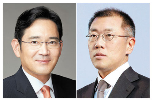 이재용·정의선, 같은 듯 다른 행보