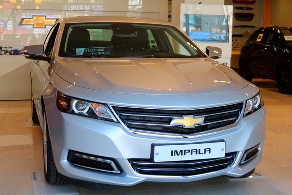 한국GM의 대형 인기 세단 임팔라. 정수남 기자