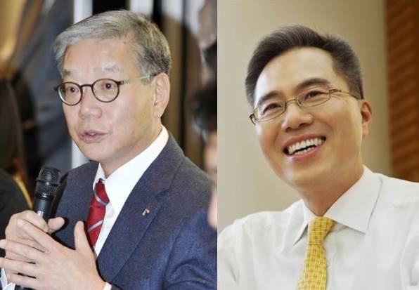 황영기 금융투자협회장(왼쪽)/하영구 전국은행연합회장