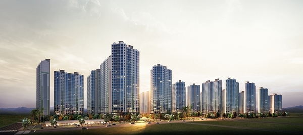 김해센텀 두산위브더제니스 투시도./제공 두산건설