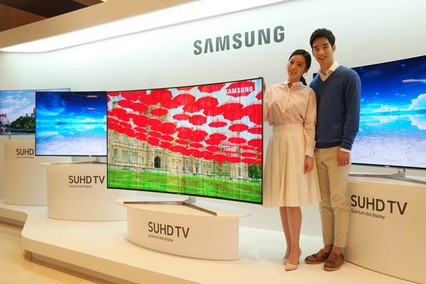 삼성전자, 퀀텀닷 디스플레이 SUHD TV 출시