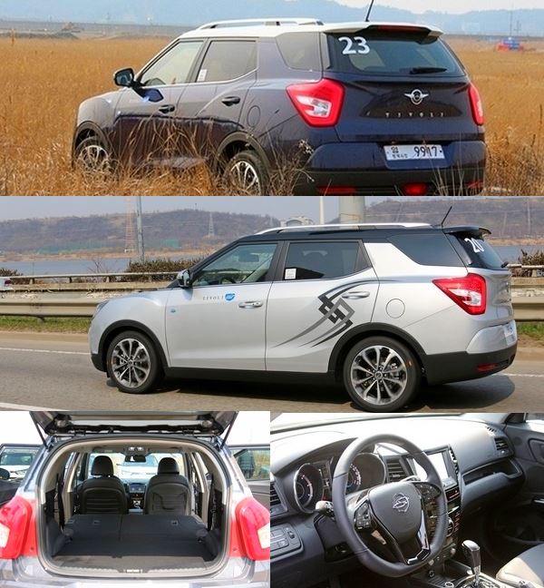 티볼리 에어는 오프로드 주행은 물론, 도심 주행에도 최적화된 양면성을 지녔다. 티볼리 에어의 군더더기 없는 1열과 2열을 접을 경우 적재 공간이 1440ℓ로 확대돼 야외 활동이 많은 계절에 실용적이다. 정수남 기자