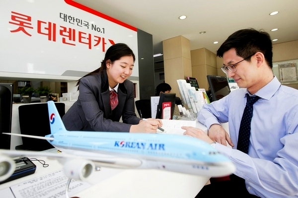 롯데렌터카 타면, 대한항공 비행기가 ‘공짜’