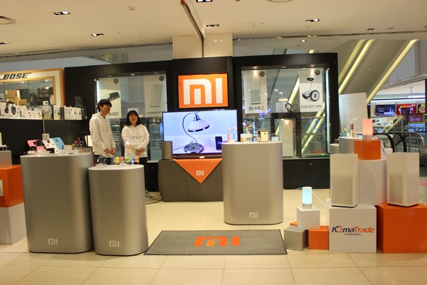 수원 AK플라자의 샤오미 팝업스토어. 코마트레이드 제공