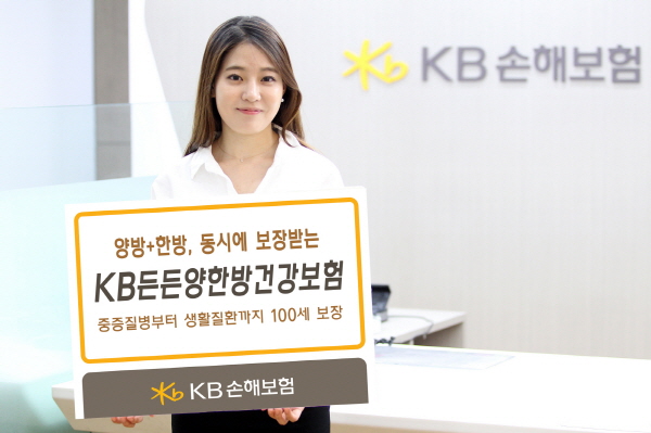 KB손보, 한방진료 보장하는 건강보험 출시