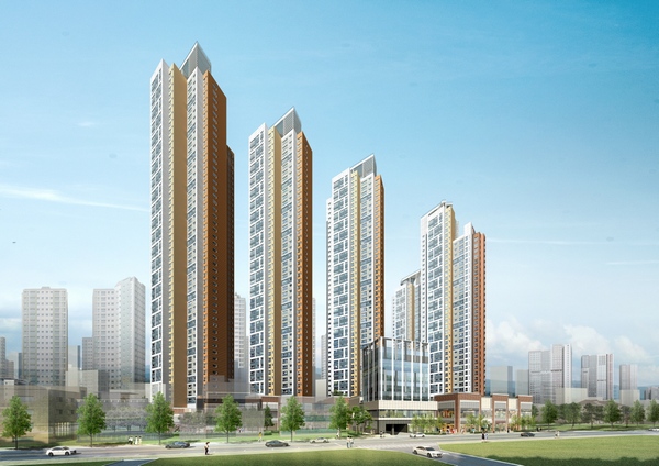 범어 센트럴 푸르지오 투시도./제공=대우건설