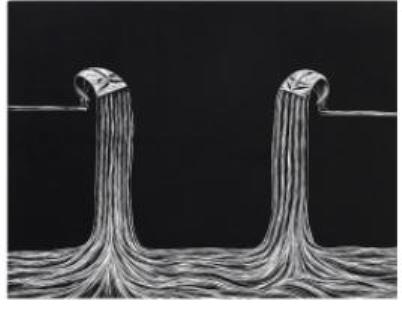 작품명:NetworkⅠ/45x60cm, Paper, Linocut, 2014(제공=예탁결제원)