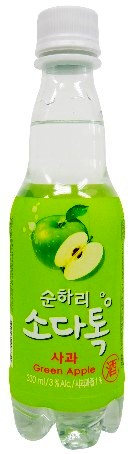롯데주류 ‘순하리 소다톡 사과’ 선봬