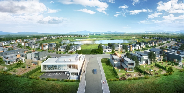 청라 더 카운티 2차 투시도./제공=롯데건설