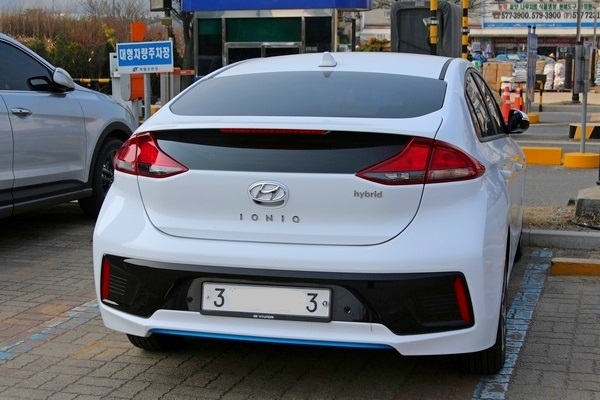 현대차 아이오닉 하이브리드. 정수남 기자